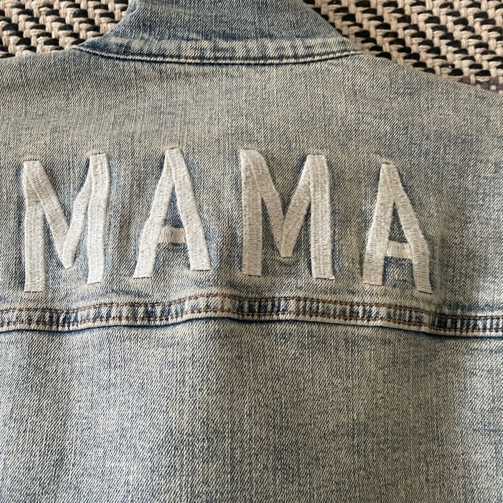 Denim Maternity Women's Jacket - Picture 3 of 5